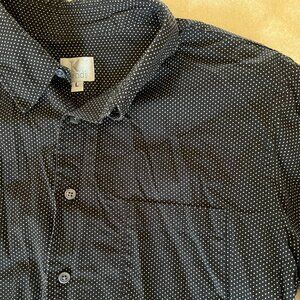 men's shirt with micro polka dot pattern